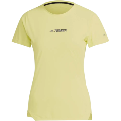 Adidas TERREX PARLEY AGRAVIC TRAIL RUNNING ALL-AROUND T-SHIRT Damen Gelb XS Adidas TERREX PARLEY AGRAVIC TRAIL RUNNING ALL-AROUND T-SHIRT Damen Gelb XS