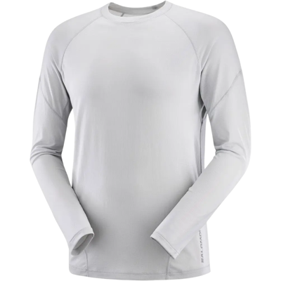 SALOMON CROSS RUN LS TEE Herren Grau S SALOMON CROSS RUN LS TEE Herren Grau S