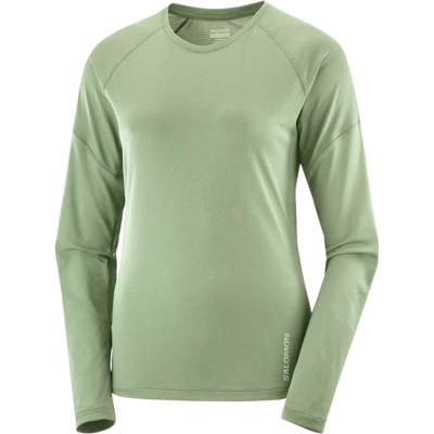 SALOMON CROSS RUN LS Damen Grün M SALOMON CROSS RUN LS Damen Grün M