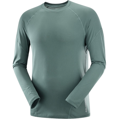 SALOMON CROSS RUN LS TEE Herren Türkis M SALOMON CROSS RUN LS TEE Herren Türkis M