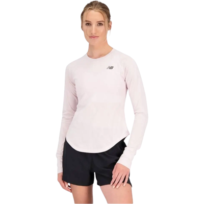 NEW BALANCE Q SPEED JACQUARD LONG SLEEVE Damen Pink L NEW BALANCE Q SPEED JACQUARD LONG SLEEVE Damen Pink L