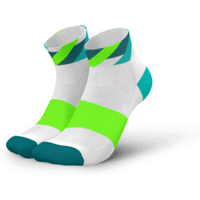 INCYLENCE RUNNING LOOPS SHORT LAUFSOCKEN Unisex White Green 35-38 INCYLENCE RUNNING LOOPS SHORT LAUFSOCKEN Unisex White Green 35-38
