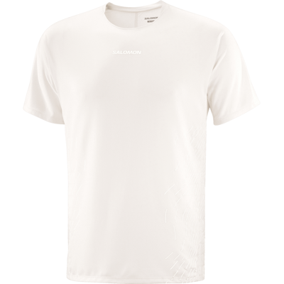 SALOMON SENSE AERO SS TEE GFX M Herren WHISPER WHITE/WHITE M SALOMON SENSE AERO SS TEE GFX M Herren WHISPER WHITE/WHITE M