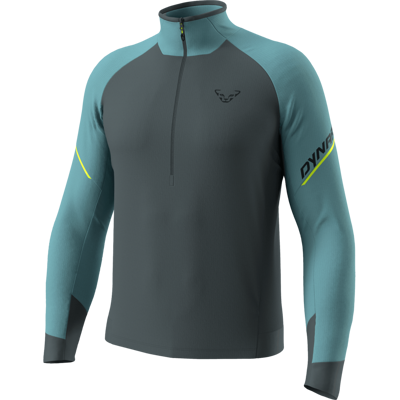 DYNAFIT ALPINE L/S 1/2 ZIP TEE Herren Smoke Blue XXL DYNAFIT ALPINE L/S 1/2 ZIP TEE Herren Smoke Blue XXL