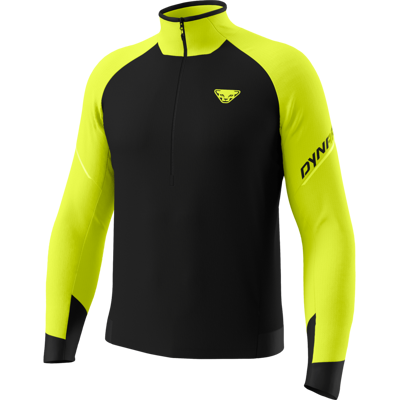 DYNAFIT ALPINE L/S 1/2 ZIP TEE Herren Ultra Yellow M DYNAFIT ALPINE L/S 1/2 ZIP TEE Herren Ultra Yellow M