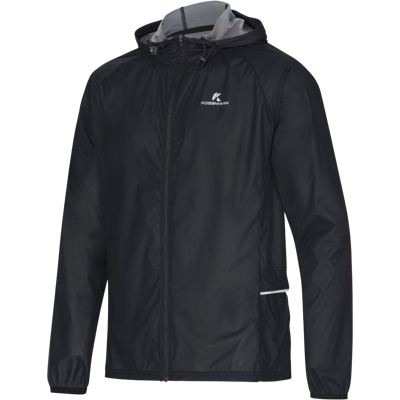KOSSMANN BAIKAL RAIN JACKET MIT KAPUZE Damen SCHWARZ L KOSSMANN BAIKAL RAIN JACKET MIT KAPUZE Damen SCHWARZ L