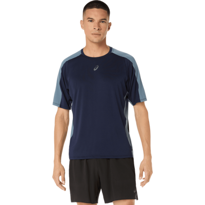 ASICS FUJITRAIL ELITE S/S TOP Herren Midnight/Ironclad XL ASICS FUJITRAIL ELITE S/S TOP Herren Midnight/Ironclad XL