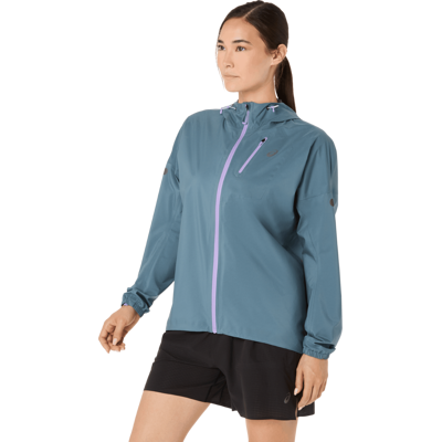 ASICS FUJITRAIL ELITE WATERPROOF JACKET Damen Ironclad S ASICS FUJITRAIL ELITE WATERPROOF JACKET Damen Ironclad S