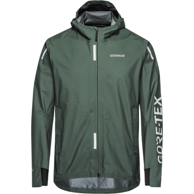 GORE WEAR CONCURVE GTX Jacket Herren Slate Green/White LOGO M GORE WEAR CONCURVE GTX Jacket Herren Slate Green/White LOGO M