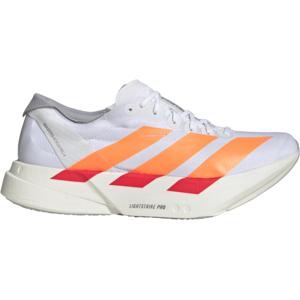 Adidas ADIZERO ADIOS PRO 4 Laufschuhe Herren Ftwr White/Lucid Orange/Lucid Red 46 Adidas ADIZERO ADIOS PRO 4 Laufschuhe Herren Ftwr White/Lucid Orange/Lucid Red 46