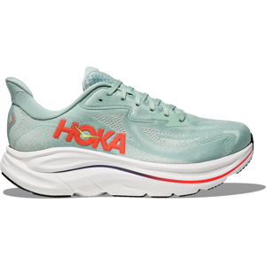 HOKA CLIFTON 10 Laufschuhe Herren Sage/Neon Flame 2E (breit) 44 2/3 HOKA CLIFTON 10 Laufschuhe Herren Sage/Neon Flame 2E (breit) 44 2/3
