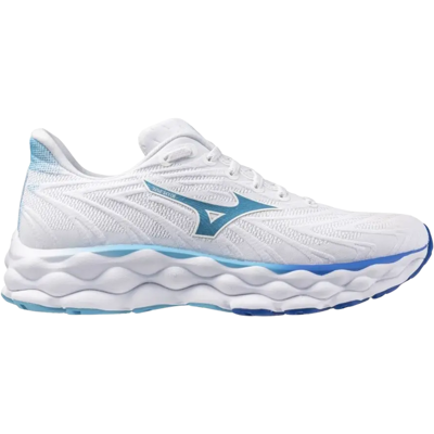 MIZUNO WAVE SKY 8 Laufschuhe Damen White/Laser Blue/Mugen Bl B (normal) 43 MIZUNO WAVE SKY 8 Laufschuhe Damen White/Laser Blue/Mugen Bl B (normal) 43