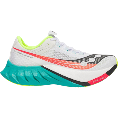 Saucony ENDORPHIN PRO 4 Damen WHITE/MUTANT Gr. 42 Saucony ENDORPHIN PRO 4 Damen WHITE/MUTANT Gr. 42