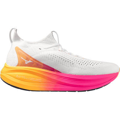 Mizuno NEO VISTA 2 Laufschuhe Unisex White/White/Pink Tetra 40 Mizuno NEO VISTA 2 Laufschuhe Unisex White/White/Pink Tetra 40