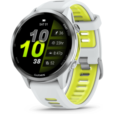 Garmin FORERUNNER 970 Smartwatch Steinweiss/Titanium Titan Garmin FORERUNNER 970 Smartwatch Steinweiss/Titanium Titan