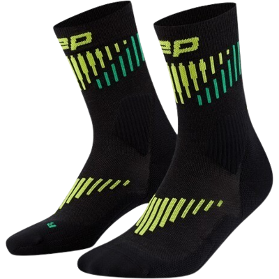 CEP CORE RUN MERINO SOCKS MID CUT 3.0 Damen BLACK/LIME Gr. 40-43 CEP CORE RUN MERINO SOCKS MID CUT 3.0 Damen BLACK/LIME Gr. 40-43