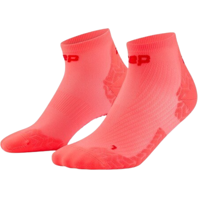 CEP CORE RUN ULTRALIGHT SOCKS LOW CUT 4.0 Damen Neon Coral/Red 37-40 CEP CORE RUN ULTRALIGHT SOCKS LOW CUT 4.0 Damen Neon Coral/Red 37-40