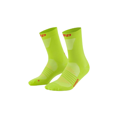 CEP PRO RUN ULTRALIGHT SOCKS MID CUT Damen Lime 40-43 CEP PRO RUN ULTRALIGHT SOCKS MID CUT Damen Lime 40-43
