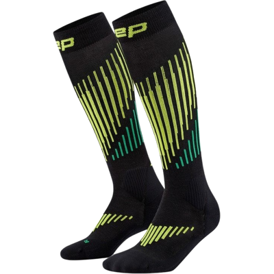 CEP CORE RUN MERINO SOCKS TALL 3.0 Herren BLACK/LIME Gr. 4 CEP CORE RUN MERINO SOCKS TALL 3.0 Herren BLACK/LIME Gr. 4