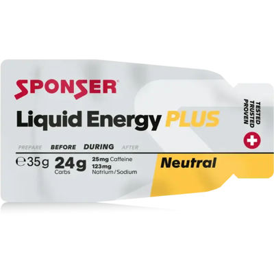 Sponser Liquid Energy Plus 35g Sachet - Energiegel Sponser Liquid Energy Plus 35g Sachet - Energiegel