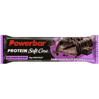 POWERBAR PROTEIN SOFT CORE Riegel 48g Dark Choco Brownie 1 Stück POWERBAR PROTEIN SOFT CORE Riegel 48g Dark Choco Brownie 1 Stück