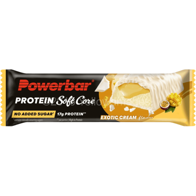 POWERBAR PROTEIN SOFT CORE Riegel 48g Exotic Cream 1 Stück POWERBAR PROTEIN SOFT CORE Riegel 48g Exotic Cream 1 Stück