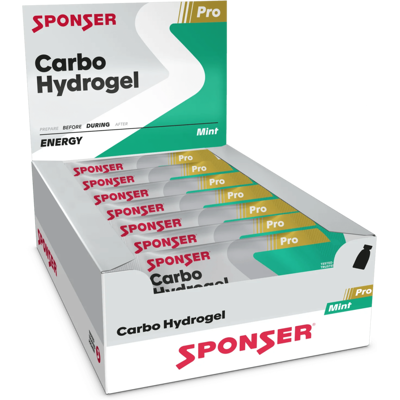 SPONSER CARBO HYDROGEL 60 g Mint-1 Display/Box (20x60g) SPONSER CARBO HYDROGEL 60 g Mint-1 Display/Box (20x60g)