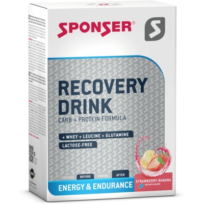 Sponser Recovery Drink Sportgetränk Strawberry-Banana-Display (20x60g) Sponser Recovery Drink Sportgetränk Strawberry-Banana-Display (20x60g)