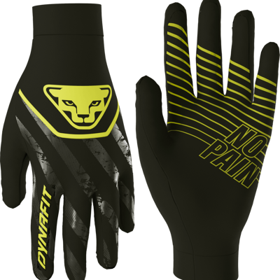 DYNAFIT TRAIL REFLECTIVE GLOVES Unisex Black Out/Yellow XL DYNAFIT TRAIL REFLECTIVE GLOVES Unisex Black Out/Yellow XL