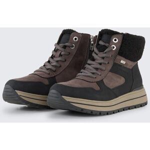 TOM TAILOR Damen Wasserfeste Stiefeletten mit Plateau-Sohle, schwarz, Uni, Gr. 39, polyester TOM TAILOR Damen Wasserfeste Stiefeletten mit Plateau-Sohle, schwarz, Uni, Gr. 39, polyester