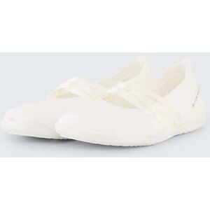 TOM TAILOR Damen Flache Slipper mit Riemen, weiß, Uni, Gr. 39, polyester TOM TAILOR Damen Flache Slipper mit Riemen, weiß, Uni, Gr. 39, polyester