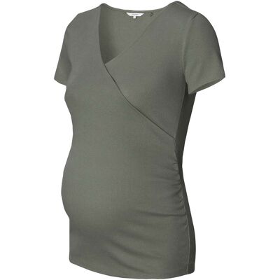 Noppies Umstands- und Still-T-Shirt Sanson Rippqualität oliv Noppies Umstands- und Still-T-Shirt Sanson Rippqualität oliv