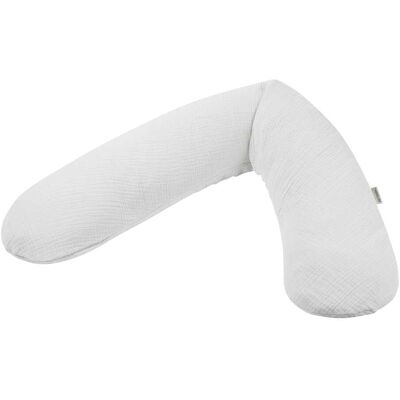 Theraline Stillkissen Musselin 190 cm grau Theraline Stillkissen Musselin 190 cm grau