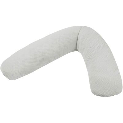 Theraline Stillkissen Musselin 180 cm grau Theraline Stillkissen Musselin 180 cm grau