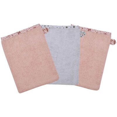 Wörner 3er-Pack Waschlappen 15x21 cm rosa Wörner 3er-Pack Waschlappen 15x21 cm rosa