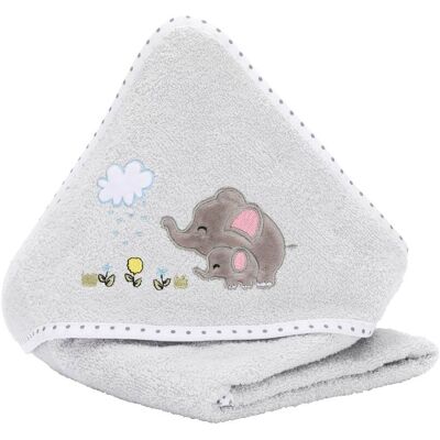 Fillikid - Elefant Family - Grau - 75x75 cm - Handtuch Fillikid - Elefant Family - Grau - 75x75 cm - Handtuch
