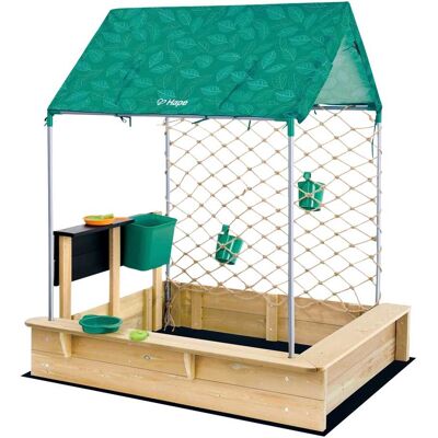 Hape Sandkasten-Set All-in-One gruen Hape Sandkasten-Set All-in-One gruen