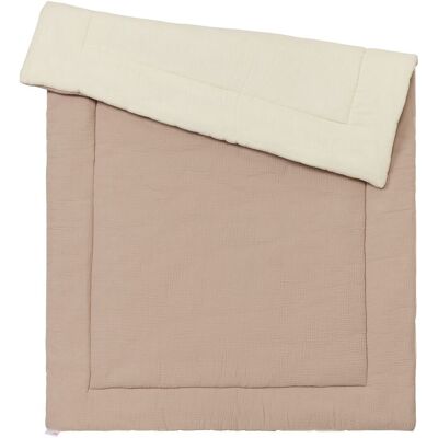 BORNINO HOME Wende-Krabbeldecke Musselin 100x150 cm braun BORNINO HOME Wende-Krabbeldecke Musselin 100x150 cm braun