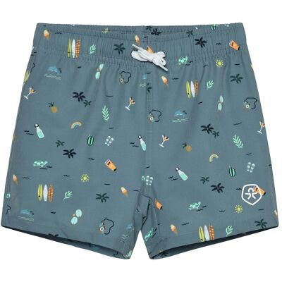 Colorkids Badeshorts Strand grau mehrfarbig Colorkids Badeshorts Strand grau mehrfarbig
