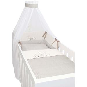BORNINO HOME Bettwäscheset Wild Friends 4-teilig beige BORNINO HOME Bettwäscheset Wild Friends 4-teilig beige