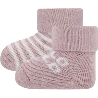 Ewers 2er-Pack Erstlingssocken Hello World rosa Ewers 2er-Pack Erstlingssocken Hello World rosa
