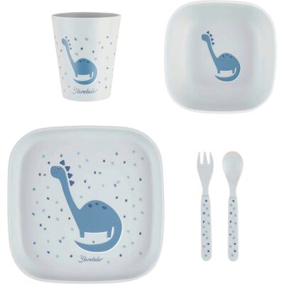 STERNALTER Dino Rexi Kindergeschirr-Set - Kids Dinnerware Set STERNALTER Dino Rexi Kindergeschirr-Set - Kids Dinnerware Set