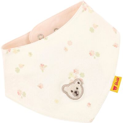 Steiff Dreieckstuch Blumen Bär natur rosa Steiff Dreieckstuch Blumen Bär natur rosa