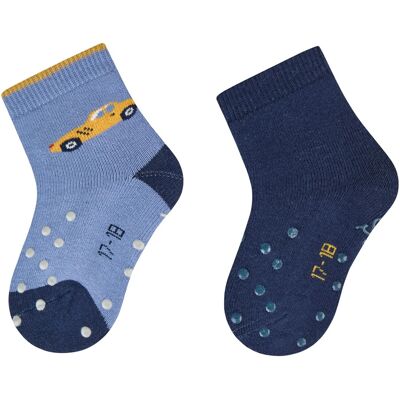 Sterntaler 2er-Pack Krabbelsocken Auto blau Sterntaler 2er-Pack Krabbelsocken Auto blau