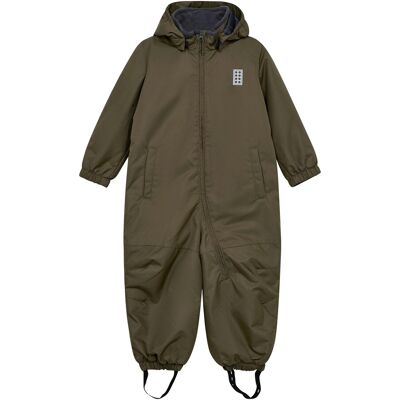 LEGO kidswear Schneeoverall mit abnehmbarer Kapuze LWJori oliv LEGO kidswear Schneeoverall mit abnehmbarer Kapuze LWJori oliv