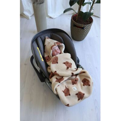 Kaiser Einschlagdecke Bear&Fox beige Kaiser Einschlagdecke Bear&Fox beige