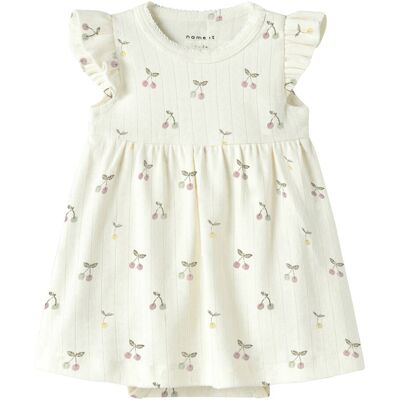 name it Ajour-Bodykleid mit Flügelarm Kirschen natur name it Ajour-Bodykleid mit Flügelarm Kirschen natur