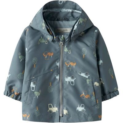 name it Windbreaker mit abnehmbarer Kapuze Traktoren blau mehrfarbig name it Windbreaker mit abnehmbarer Kapuze Traktoren blau mehrfarbig
