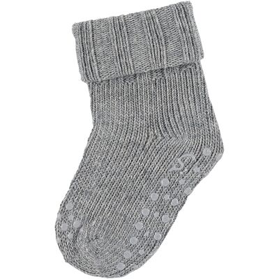 Sterntaler Woll-ABS-Krabbelsocken grau Sterntaler Woll-ABS-Krabbelsocken grau