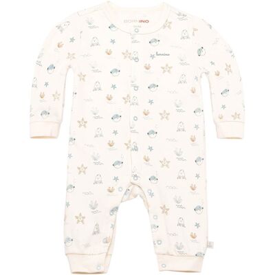 Bornino Schlafoverall Aqua Friends natur Bornino Schlafoverall Aqua Friends natur